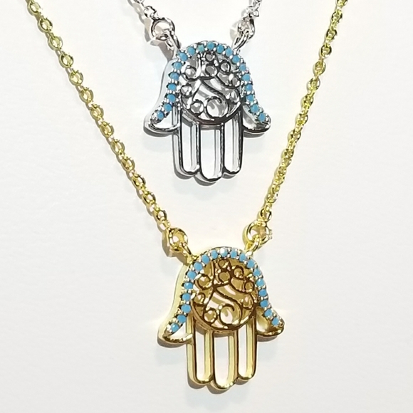 💖 New in Gift Box 🎁 Hamsa Hand Necklace - Picture 8 of 10